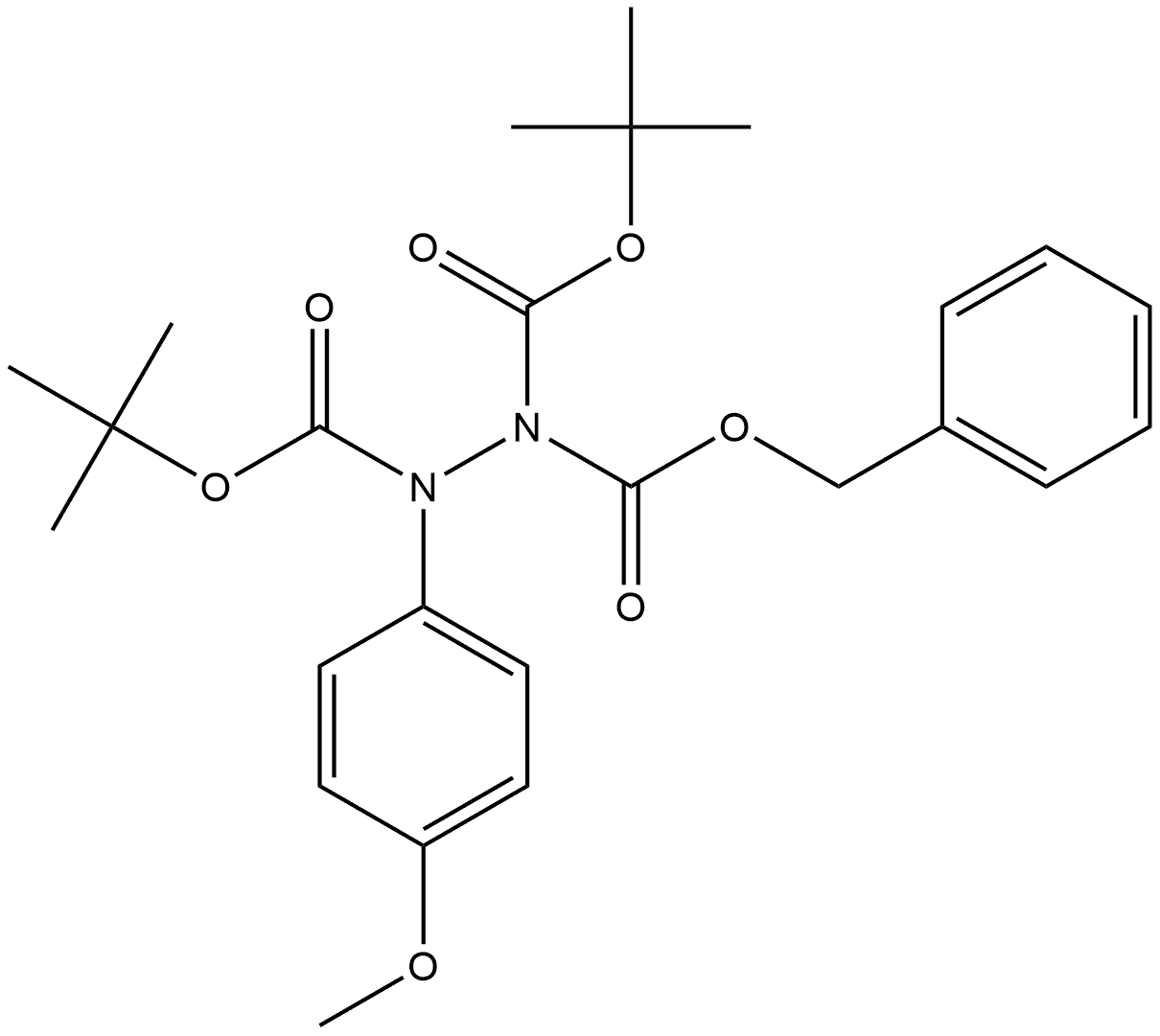 312934-68-2 1-benzyl 1,2-di-tert-butyl 2-(4-metoxyphenyl)hydrazine-1,1,2-tricarboxylate