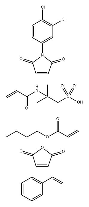 2-(1-디클로로페닐)-3,4H-피롤-1-디온,에테닐벤젠,2,5-푸란디온및2,5-메틸-2-[(2-옥소-1-프로페닐)과의부틸2-프로페노에이트중합체아미노]-1-프로판술폰산