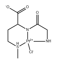 chloroglycyl-methionatoplatinum II,31302-92-8,结构式