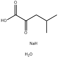 4-METHYL-2-OXOPENTANOIC ACID  SODIUM SA& Struktur