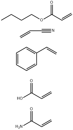 31360-56-2 2-丙烯酸、2-丙烯酸丁酯、乙烯基苯、2-丙烯酰胺和2-丙烯腈的聚合物