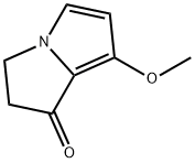 2,3-Dihydro-7-methoxy-1H-pyrrolizin-1-one 结构式