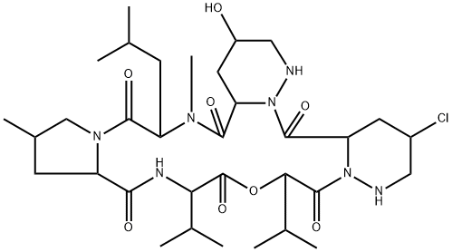 モナマイシンG1 化学構造式