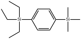 1-(Triethylsilyl)-4-(trimethylsilyl)benzene 化学構造式