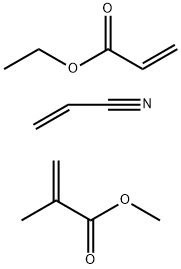 2-Propenoic acid, 2-methyl-, methyl ester, polymer with ethyl 2-propenoate and 2-propenenitrile|2-甲基-2-丙烯酸甲酯与2-丙烯酸乙酯和2-丙烯腈的聚合物
