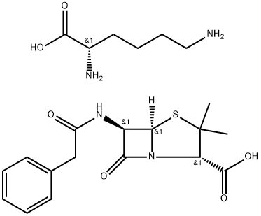 benzylpenicilloyl-polylysine Structure