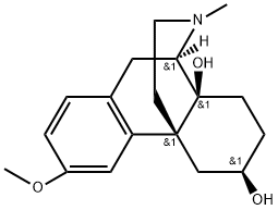 3-Methoxy-17-methylmorphinan-6β,14-diol Structure