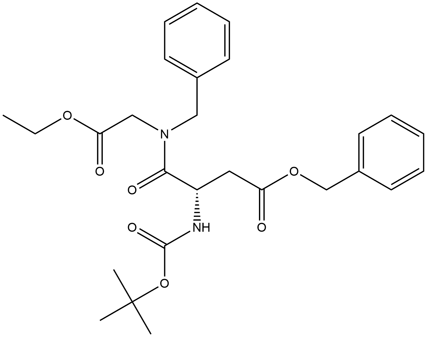 Glycine, N-[(1,1-dimethylethoxy)carbonyl]-L-α-aspartyl-N-(phenylmethyl)-, 2-ethyl 1-(phenylmethyl) ester (9CI)