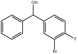 (3-bromo-4-fluorophenyl)(phenyl)methanol,321923-87-9,结构式
