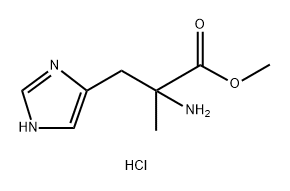 Histidine, α-methyl-, methyl ester, dihydrochloride (9CI) Structure