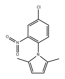 1-(4-Chloro-2-nitro-phenyl)-2,5-dimethyl-1H-pyrrole Structure