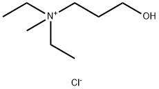 N,N-diethylhomocholine Structure