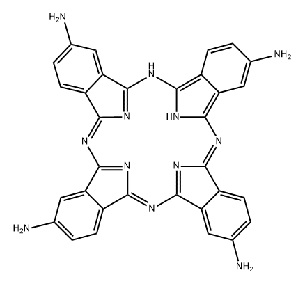 2,9,16,23-四氨基酞菁, 327969-14-2, 结构式