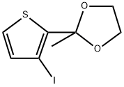 2-(3-iodothiophen-2-yl)-2-methyl-1,3-dioxolane Structure