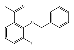 3-Fluoro-2-(phenylmethoxy)phenyl]-ethanone Structure