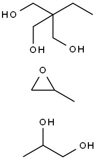 1,2-Propanediol, polymer with 2-ethyl-2-(hydroxymethyl)-1,3-propanediol and methyloxirane|2-乙基-2-羟甲基丙烷-1,3-丙二醇与1,2-丙二醇和甲基环氧乙烷的聚合物