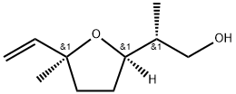 (βR,2R,5S)-β,5-Dimethyl-5β-vinyltetrahydrofuran-2β-ethanol Structure