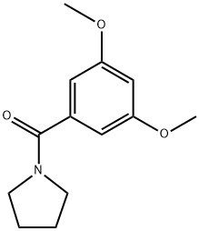(3,5-Dimethoxyphenyl)(pyrrolidin-1-yl)methanone Structure