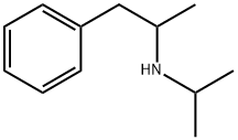 Benzeneethanamine, α-methyl-N-(1-methylethyl)- 化学構造式