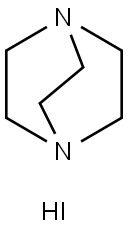 1,4-ジアザビシクロ[2.2.2]オクタン二よう化水素酸塩 化学構造式