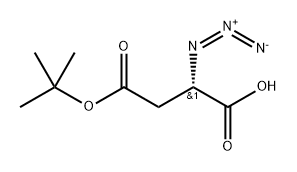 N3-Asp(tBu)-OH (dicyclohexylammonium) salt Struktur