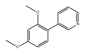 3-(2,4-Dimethoxyphenyl)pyridine Structure