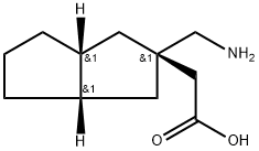 2-Pentaleneaceticacid,2-(aminomethyl)octahydro-,(2-alpha-,3a-bta-,6a-bta-)-(9CI) 化学構造式