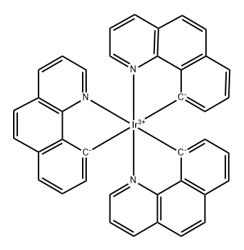 (OC-6-22)-Tris(benzo[h]quinolin-10-yl)iridium Structure