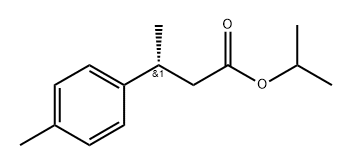 Benzenepropanoic acid, -ba-,4-dimethyl-, 1-methylethyl ester, (-ba-R)- (9CI) Structure