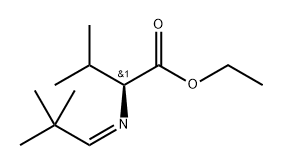 Valine, N-neopentylidene-, ethyl ester, L- (8CI) Structure
