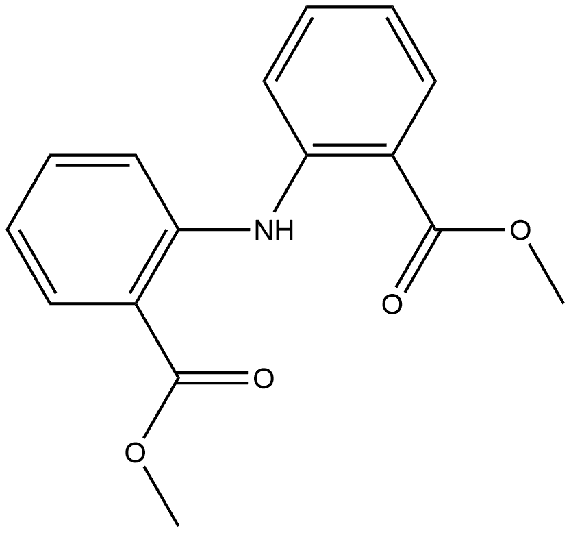 dimethyl 2,2'-azanediyldibenzoate Structure