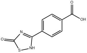 4-(5-oxo-4,5-dihydro-1,2,4-thiadiazol-3-yl)benzoicacid Struktur