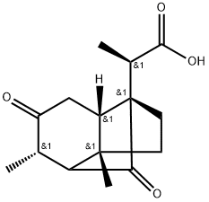 (1R,7aβ,αR)-Octahydro-α,3aβ,5α-trimethyl-6,8-dioxo-1α,4α-methano-1H-indene-1-acetic acid Structure