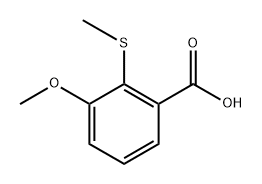3-Methoxy-2-methylthiobenzoic acid Structure