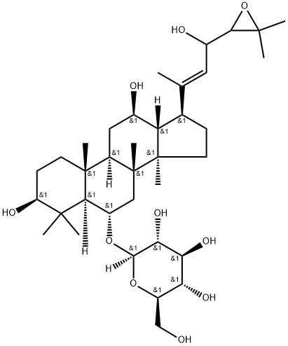ノトギンセノシドT1 化学構造式