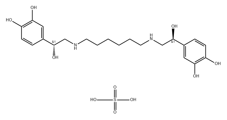 hexoprenaline sulfate Struktur