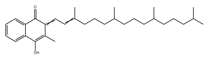 4-Hydroxy-3-methyl-2-(3,7,11,15-tetramethyl-2-hexadecen-1-ylidene)-1(2H)-naphthalenone|