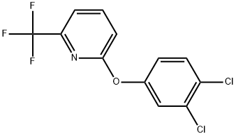 2-(3,4-Dichlorophenoxy)-6-(trifluoromethyl)pyridine Structure