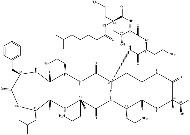 多粘菌素B2,34503-87-2,结构式