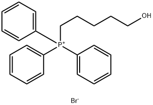 (5-羟基戊基)三苯基溴化膦, 34626-52-3, 结构式