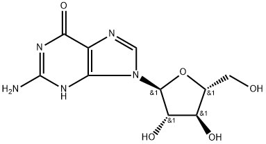 2-Amino-9-α-D-arabinofuranosyl-1,9-dihydro-6H-purin-6-one Structure