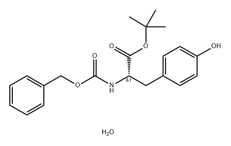 Z-Tyr-OtBu·H2O Structure