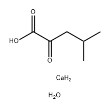 Calcium 4-Methyl-2-Oxovalerate Structure