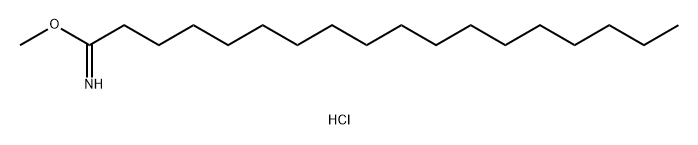 Octadecanimidic acid, methyl ester, hydrochloride (1:1) Structure