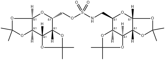 6,6'-(IMinosulfonyloxy)bis[6-deoxy-1,2:3,4-bis-O-(1-Methylethylidene)-α-D-
galactopyranose,35405-70-0,结构式