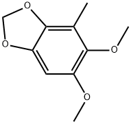 5,6-Dimethoxy-4-methyl-1,3-benzodioxole Structure