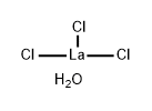 Lanthanum chloride (LaCl3), trihydrate (9CI) Structure