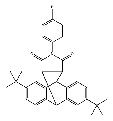 356522-36-6 2,6-ditert-butyl-13-(4-fluorophenyl)-9,10-dihydro-12,14-dioxo-9,10-[3,4]pyrrolidinoanthracene