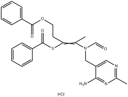 Dibenzoylthiamine·hydrochloride,35660-60-7,结构式