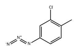 4-azido-2-chloro-1-methylbenzene Struktur